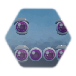 Animated anime like Purple eyes