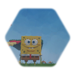 Spongebob and a bunch of Bugsnax.