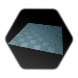 Small Metal Sci-Fi Floor with black edges
