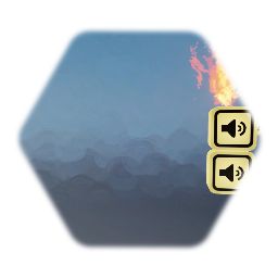 Remix of Small Crackling Fire with sound effects