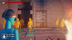 Battle training simulation