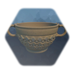 Roman Cup, Textured Terra Cotta