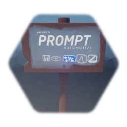 Prompt Automotive Sign