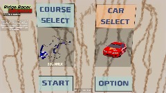 Ridge Racer Advanced MAIN MENU