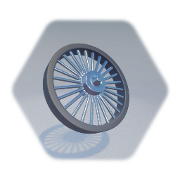 Old Fashioned Car Wheel