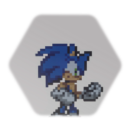 Sonic advanced Sonic 2D puppet w.i.p