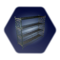 Black Metal Book Shelf