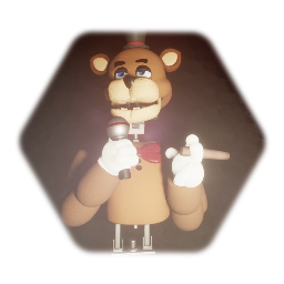 Random Stylized freddy fazbear portrait bot