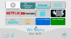 Wii Home Menu (My Version)