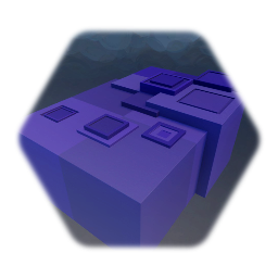 Purple square platform block