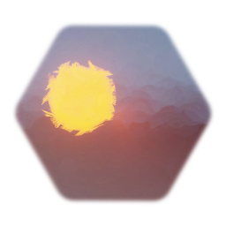 Cartoon sun with SFX