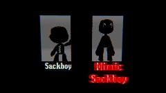 VHS mimic Sackboy (Analog horror)