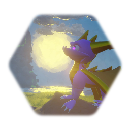 Spyro the purple dragon