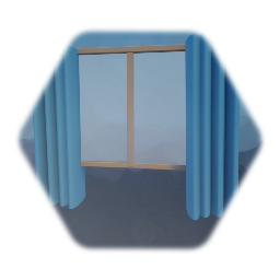 Window with Curtains