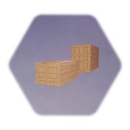 2 Wooden Crates