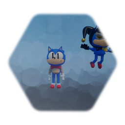 Hedgehog kid and evil hedgehog
