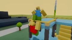 (1-4 Players) Roblox Crossroads player vs player sword fight!