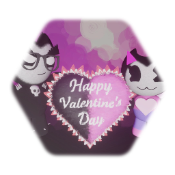 O2 and Benky Valentine Plushie