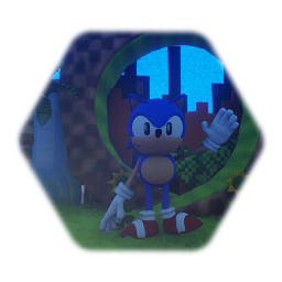 @TheJoshMan07 3D Blast Sonic Model but i tried to finish