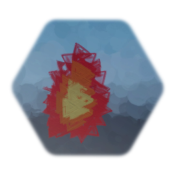 Low poly fire
