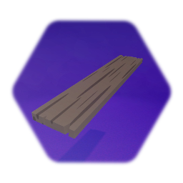 Cartoony Creepy Wooden Plank