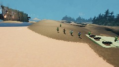 King's Armor Beach mini game shooter