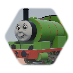 Season 1 - Gauge 1 Perspex Percy the Green Engine Model (V2)