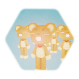 くまくまぬいぐるみ