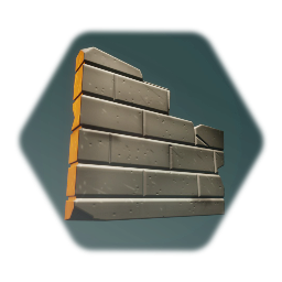 Dungeon Element - Broken Stone Wall