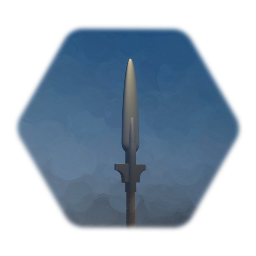 Winged Spear With Leaf-shaped Head