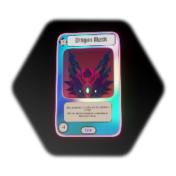 DREAM FIGHTERS - Dragon Mask (Item Card Concept)
