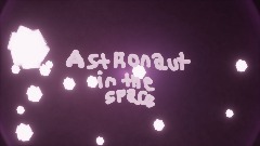 Astronaut in the space.