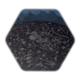 Detailed Rocky Forest Ground