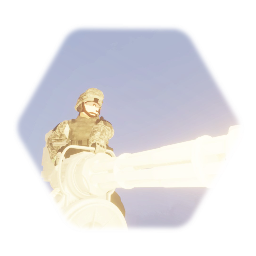 guerrilla Gatling soldier