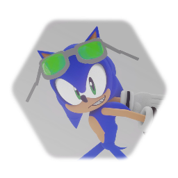 Sonic The Hedgehog (SONIC RIDERS OUTFIT)