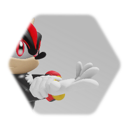 <term> Stylized Shadow The Hedgehog CGI Model