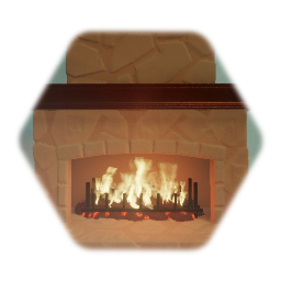 Fireplace - Limestone