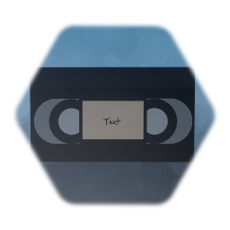 Vhs Tape with text