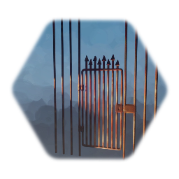 Rusty Metal Gate