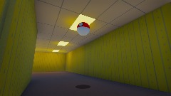 Polandball in the backrooms for the last time