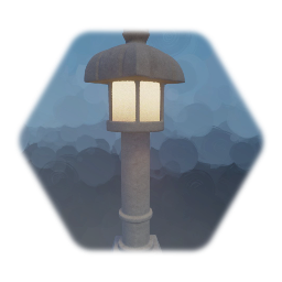 Japanese garden lamp