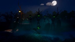 Zombie BOTS in Night Forest