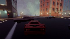 big city with highway