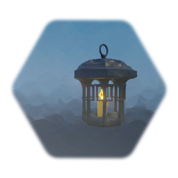 metallic lantern