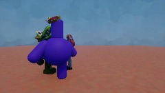 Sakura and Maxwell kicks King Croc in the Nards