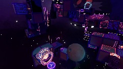 Sackboys neon galaxy