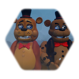 Toy freddy from fnaf 2 reboot
