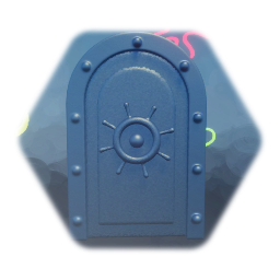 Workable spongebob door