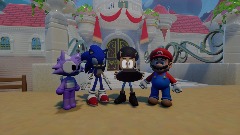 Nour Plays GBA With Mario sonic And Candy In mushroom kingdom