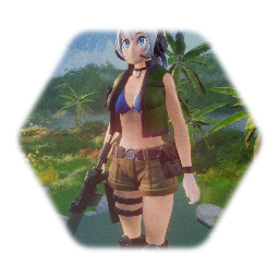 Anime Female Character (Military Style)